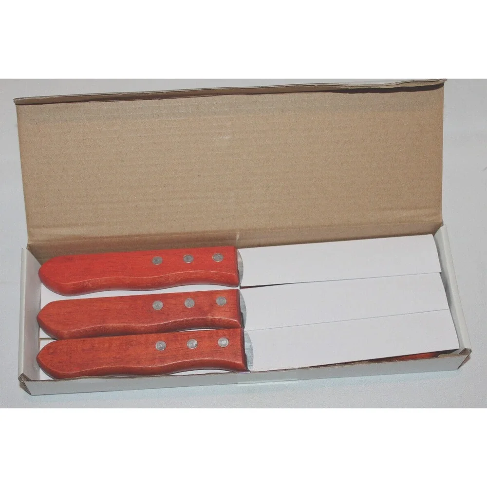 Tobin James Cellars Winery steak knife set (6) w/ knife block NIB Paso Robles CA